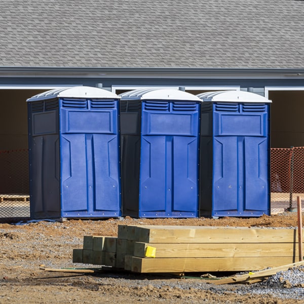 are there any restrictions on where i can place the portable restrooms during my rental period in Salunga PA